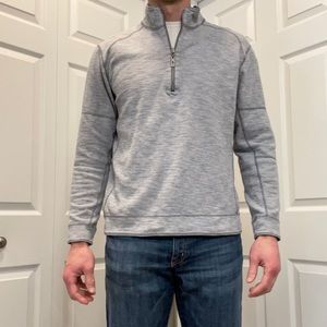 Mens 1/4 Zip Reversible Pullover Large